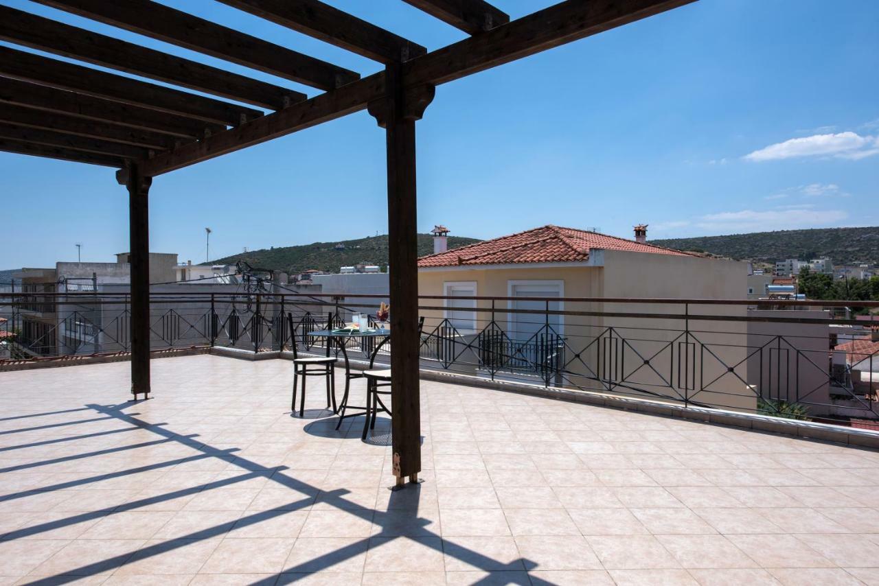 Apartmán Top Floor Modern Studio In Central Koropi Exteriér fotografie
