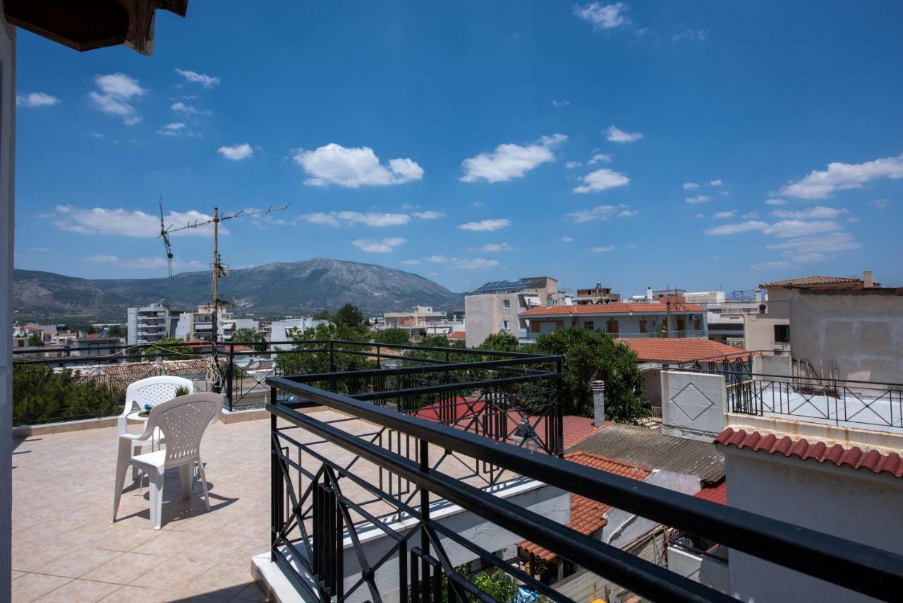 Apartmán Top Floor Modern Studio In Central Koropi Exteriér fotografie